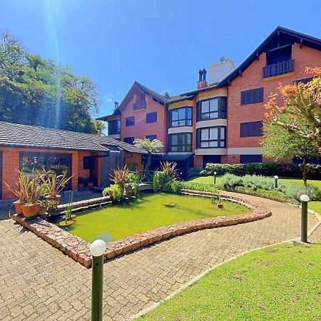 Aconchegante Apto 3 Dorm. Com Piscina Aquecida グラマド エクステリア 写真