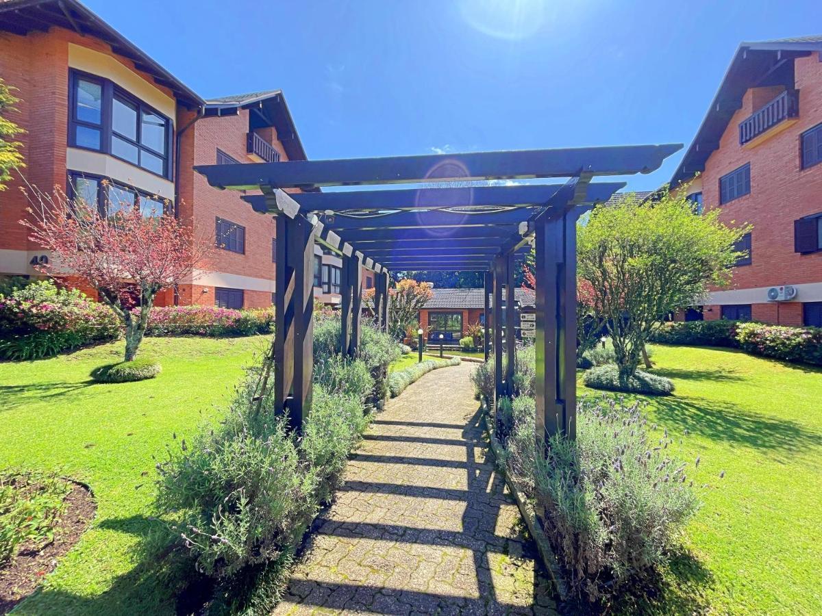 Aconchegante Apto 3 Dorm. Com Piscina Aquecida グラマド エクステリア 写真